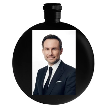 Christian Slater Round Flask