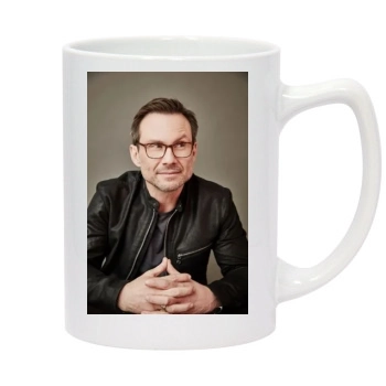 Christian Slater 14oz White Statesman Mug