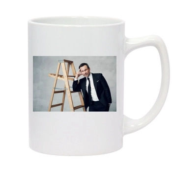 Christian Slater 14oz White Statesman Mug