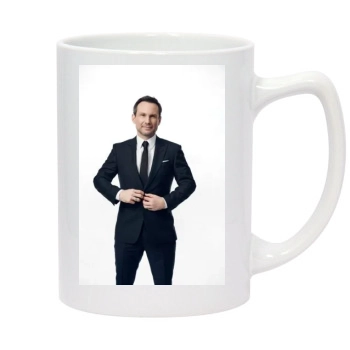 Christian Slater 14oz White Statesman Mug