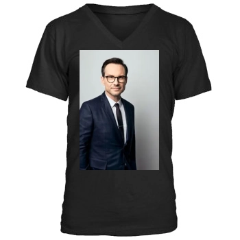 Christian Slater Men's V-Neck T-Shirt