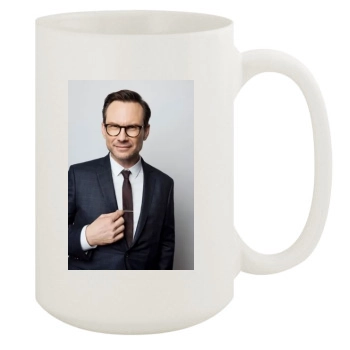 Christian Slater 15oz White Mug