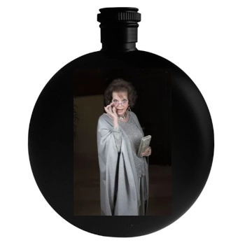 Claudia Cardinale Round Flask