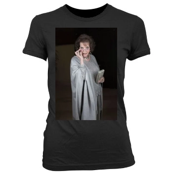 Claudia Cardinale Women's Junior Cut Crewneck T-Shirt