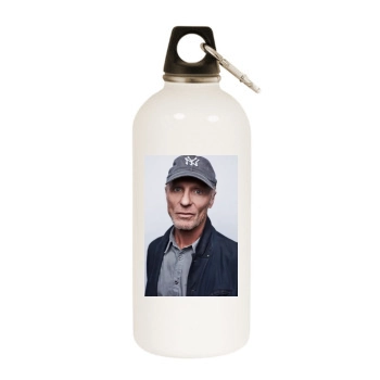 Ed Harris White Water Bottle With Carabiner