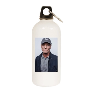 Ed Harris White Water Bottle With Carabiner