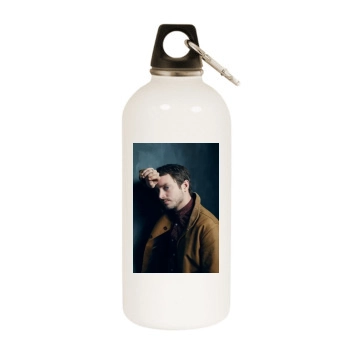 Elijah Wood White Water Bottle With Carabiner