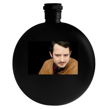 Elijah Wood Round Flask