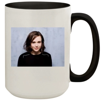 Ellen Page 15oz Colored Inner & Handle Mug