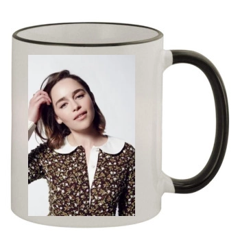 Emilia Clarke 11oz Colored Rim & Handle Mug