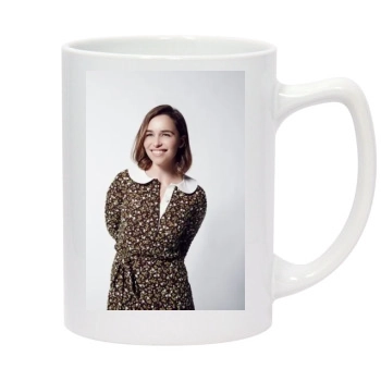 Emilia Clarke 14oz White Statesman Mug