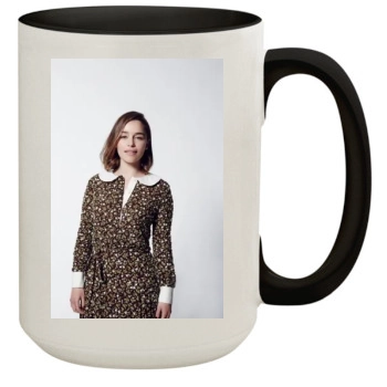 Emilia Clarke 15oz Colored Inner & Handle Mug