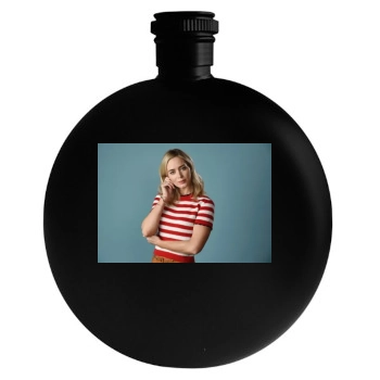 Emily Blunt Round Flask