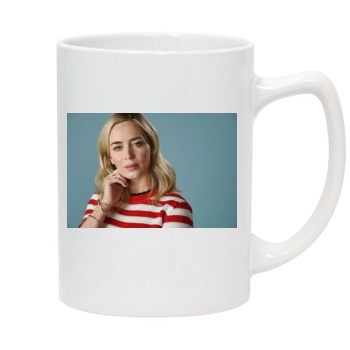 Emily Blunt 14oz White Statesman Mug