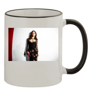 Emily Ratajkowski 11oz Colored Rim & Handle Mug