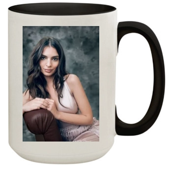 Emily Ratajkowski 15oz Colored Inner & Handle Mug