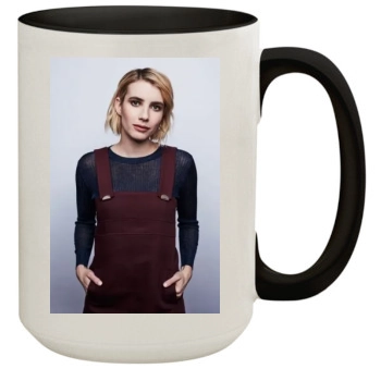 Emma Roberts 15oz Colored Inner & Handle Mug