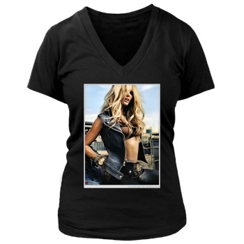 Elle MacPherson Women's Deep V-Neck TShirt