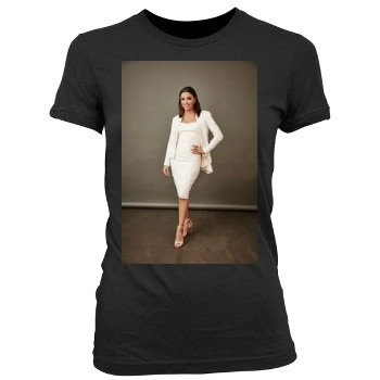 Eva Longoria Women's Junior Cut Crewneck T-Shirt