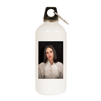 Jennifer Connelly White Water Bottle With Carabiner