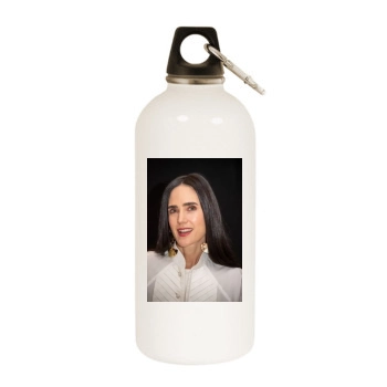 Jennifer Connelly White Water Bottle With Carabiner