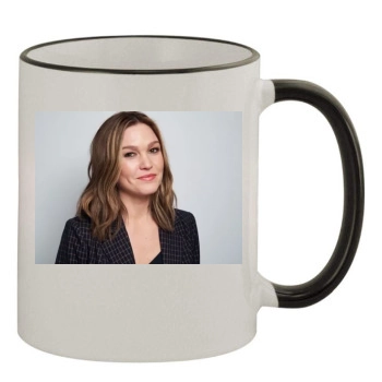 Julia Stiles 11oz Colored Rim & Handle Mug