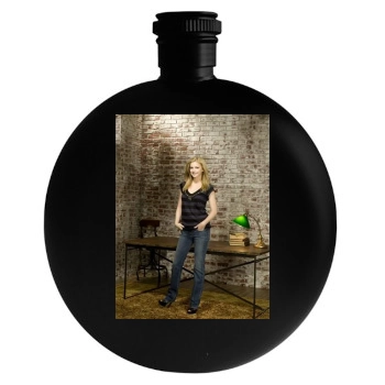 Emily VanCamp Round Flask