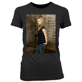 Emily VanCamp Women's Junior Cut Crewneck T-Shirt