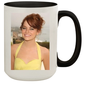 Emma Stone 15oz Colored Inner & Handle Mug