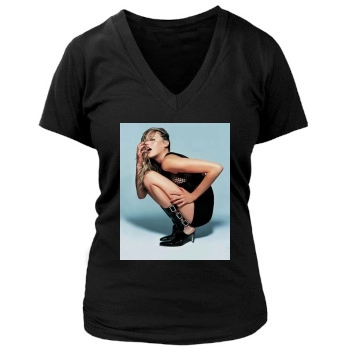 Estella Warren Women's Deep V-Neck TShirt