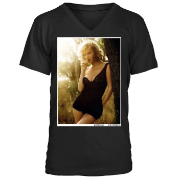 Eva Herzigova Men's V-Neck T-Shirt