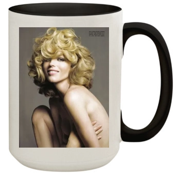 Eva Herzigova 15oz Colored Inner & Handle Mug