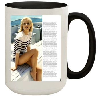 Eva Herzigova 15oz Colored Inner & Handle Mug