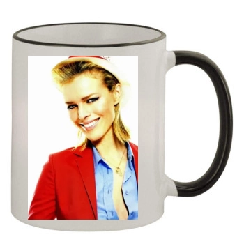 Eva Herzigova 11oz Colored Rim & Handle Mug