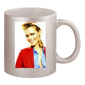 Eva Herzigova 11oz Metallic Silver Mug