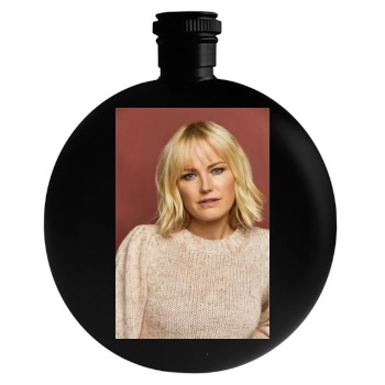 Malin Akerman Round Flask