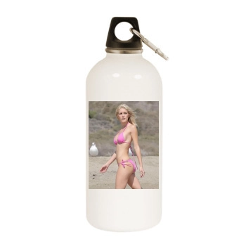 Heidi Montag White Water Bottle With Carabiner