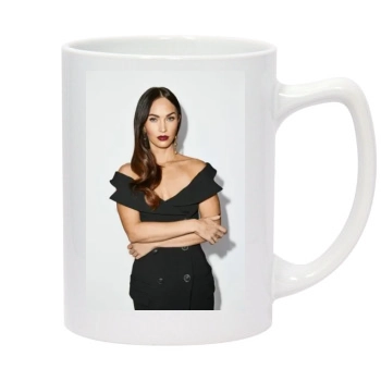 Megan Fox 14oz White Statesman Mug