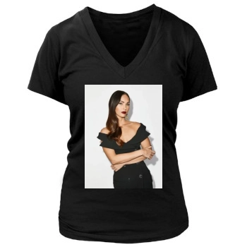 Megan Fox Women's Deep V-Neck TShirt