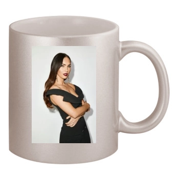 Megan Fox 11oz Metallic Silver Mug