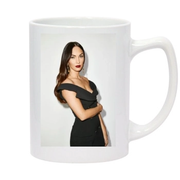 Megan Fox 14oz White Statesman Mug