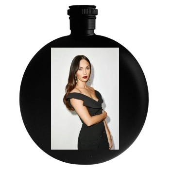 Megan Fox Round Flask