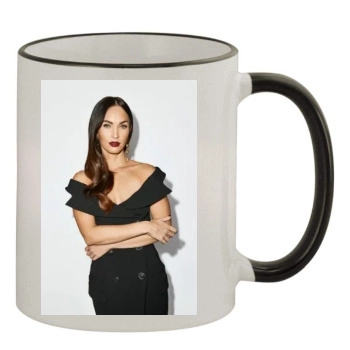 Megan Fox 11oz Colored Rim & Handle Mug