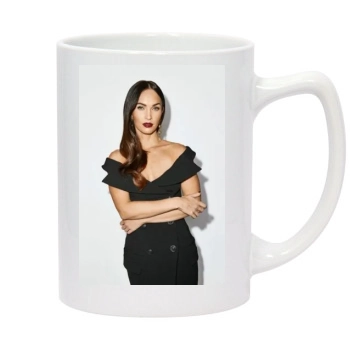 Megan Fox 14oz White Statesman Mug