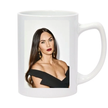 Megan Fox 14oz White Statesman Mug