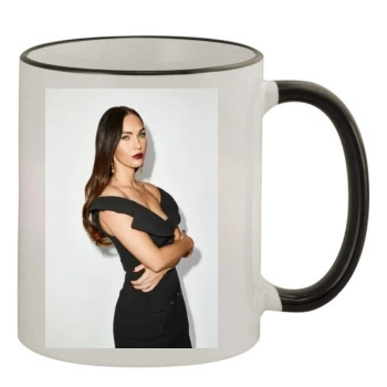 Megan Fox 11oz Colored Rim & Handle Mug