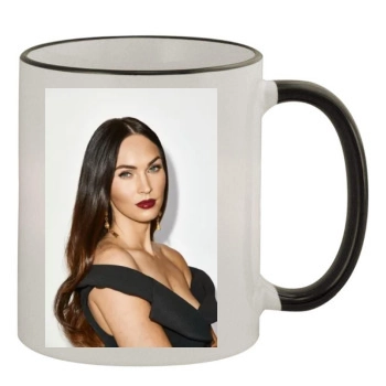 Megan Fox 11oz Colored Rim & Handle Mug