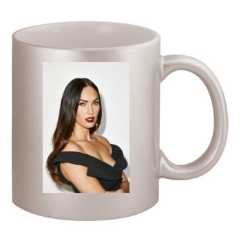 Megan Fox 11oz Metallic Silver Mug