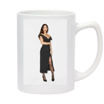 Megan Fox 14oz White Statesman Mug