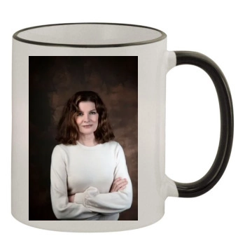 Rene Russo 11oz Colored Rim & Handle Mug